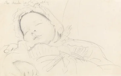 Jack Millet als Baby (geb. 1888), ca. 1888 (Graphit auf Papier)